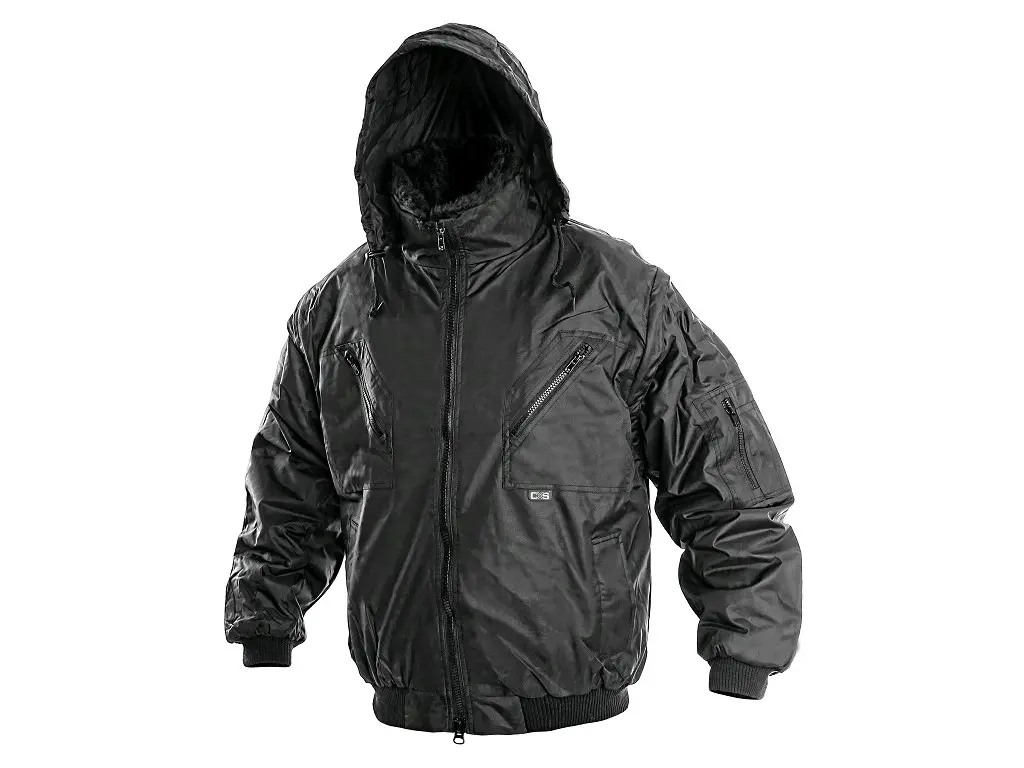 Fotografie Pánská zimní bunda PILOT, černá, vel. L